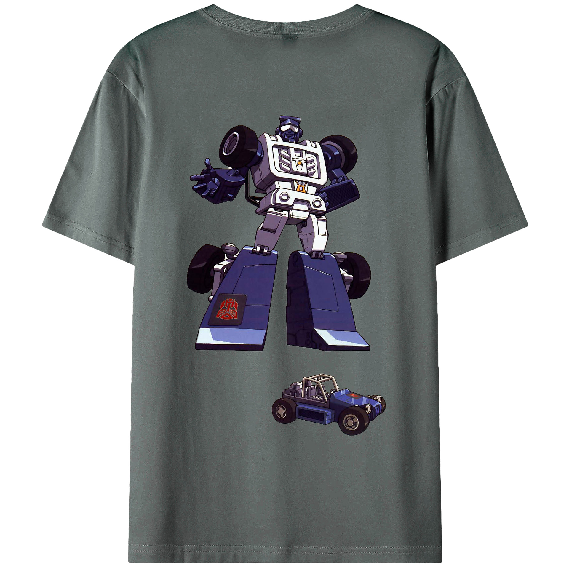 （画像用）  綿100％ メンズ半袖Tシャツ（バックプリント） 通気性